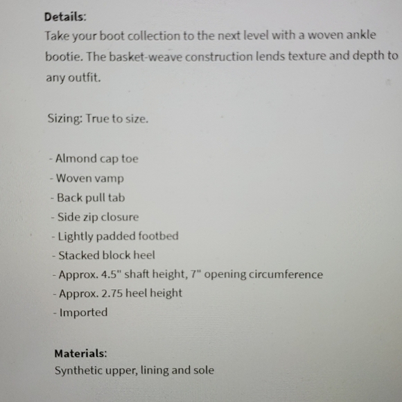 New Michael Kors Augustine Woven Ankle Mid boot - Picture 8 of 8